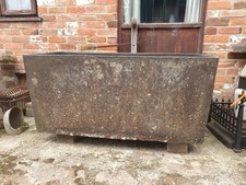 Antique large cast iron dip - cast,