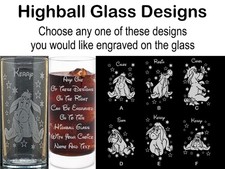 Disney Eeyore Highball Glass