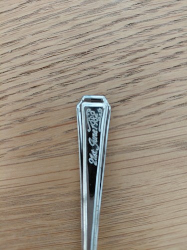 Silver plated coronation spoon - silver,