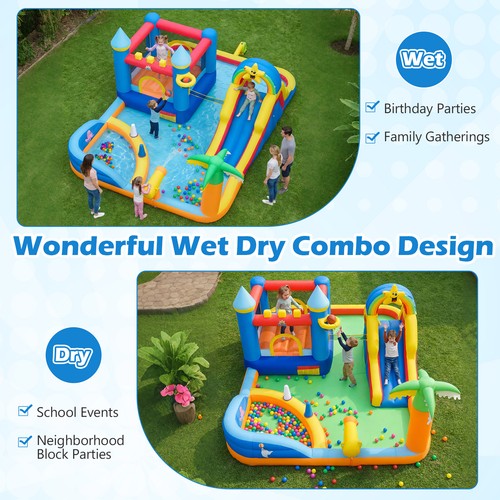 Water slide beach themed kids - water,