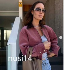 ZARA NEW WOMAN CORDUROY JACKET