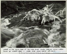 1981 Press Photo Water swirls