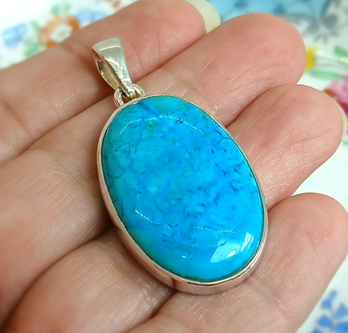 Turquoise chrysocolla 925 - turquoise,