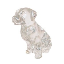 Waterford Crystal Labrador Retriever Dog Figurine Lead Crystal Paperweight