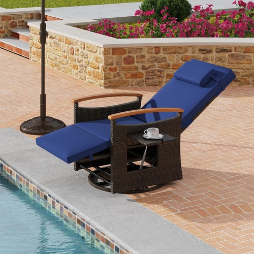 Wicker swivel reclining - wicker,