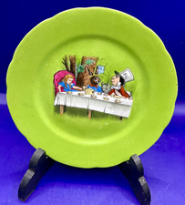 Rare Edwardian Alice in Wonderland Mad Hatters Tea Party Plate c1904
