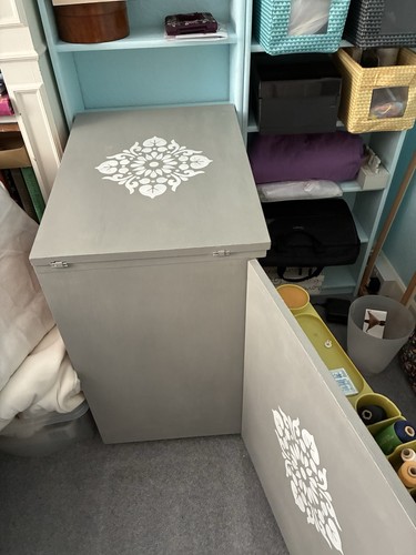 Horn sewing machine - , cabinet