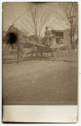 Horse drawn wagon - ,, c
