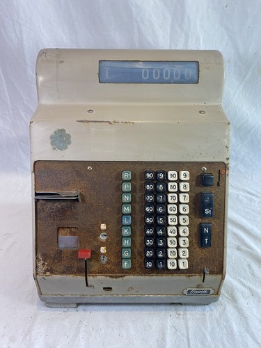 Vintage hugin cash register - hugin,