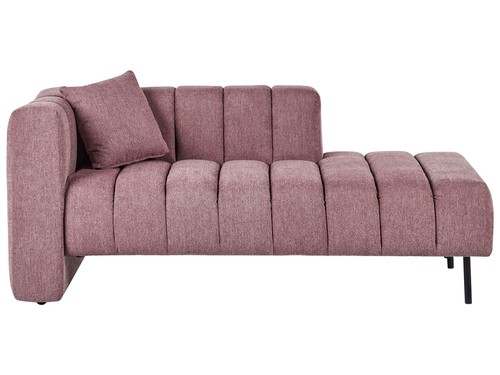 Left hand chaise - hand, pink
