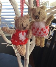 Hand Knitted Teddy Bear