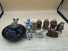 JOB LOT OF 10 WADE Whimsies Deer, KP Friars Duck, Fox, Bird, Animals A/F