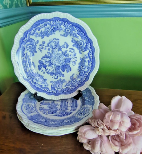 Spode dinner plates 75 - spode,