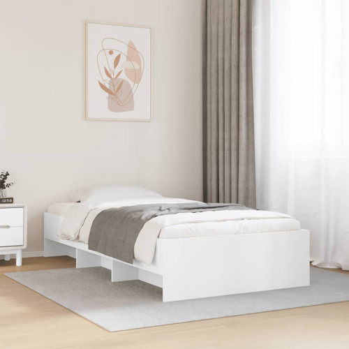 Bed frame white 90x190cm - bed,