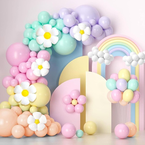 Pastel balloon arch kit - balloon, party