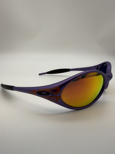Oakley purple jacket flames - oakley,