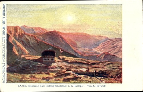 Artist postcard hlavacek a - postcard,
