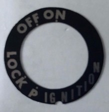 SR500 IGNITION SWITCH DECAL