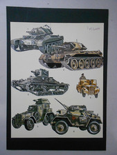 VINTAGE MILITARY  PRINT