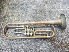 Very old rotary trumpet w
