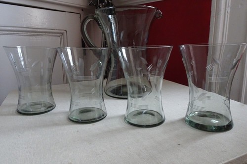Antique art deco - lemonade, set