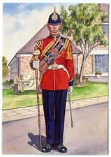 Art Postcard Drum Major 5th