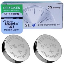 Seiko Seizaiken Watch Batteries 371 SR920SW SR69 x 2