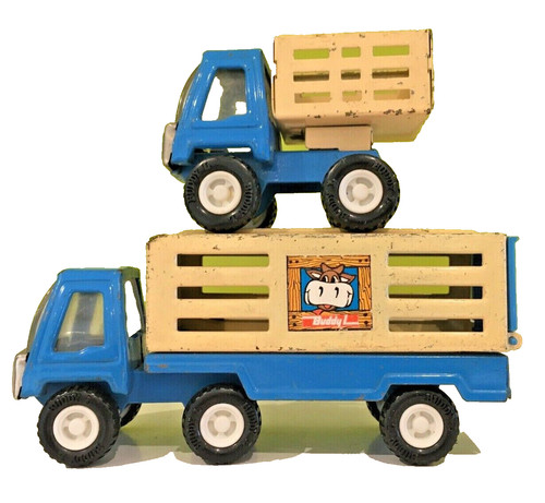 Vintage buddy blue truck - vintage,