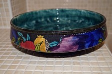 1930’s Hancock & Sons Pomegranate Ruben’s Ware Large Fruit Bowl