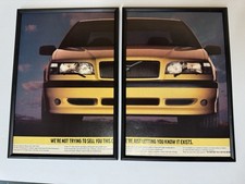 Framed Original 1995 Volvo 850 T-5R T5 Magazine Advert Poster Man Cave Retro