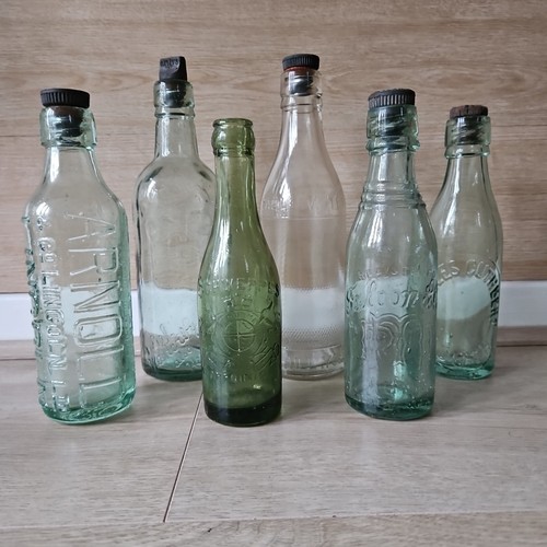Vintage glass bottles milk - glass,
