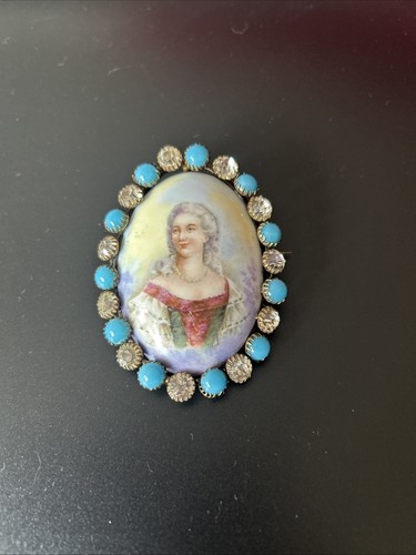 Antique porcelain hand - antique, painted