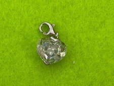 Thomas Sabo Silver & Clear Multi-Faceted CZ Heart Charm