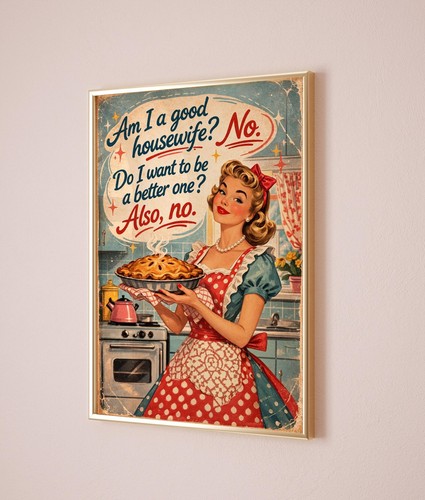 Funny retro kitchen - retro,