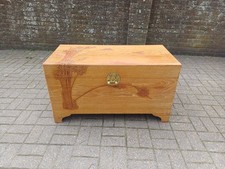 Vintage camphor wood chest - vintage,