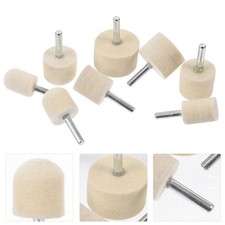 8 Pcs Nail Polishing Wheel Set Wool Felt Buffing Mop Pad Polisher Equipment