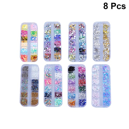 Boxes nail art - boxes,