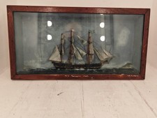 Vintage Ship Diorama Of The