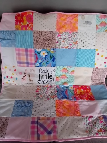 Handmade memory blanket medium - handmade,