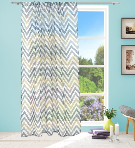 Nordic voile panel chevron - nordic,