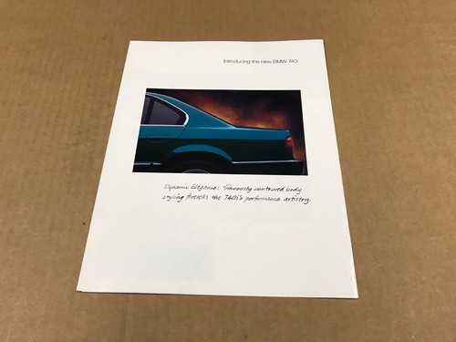 Vintage 1994 bmw 740i - vintage, 4-page