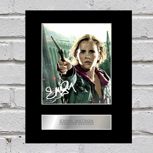 Emma watson signed - signed, photo