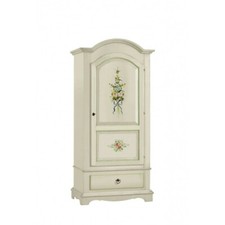 White Decorated Hinged