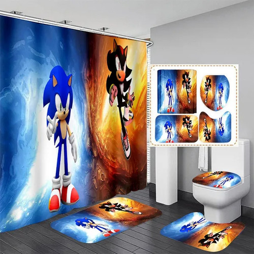 Perfect cartoon sonic print - cartoon,