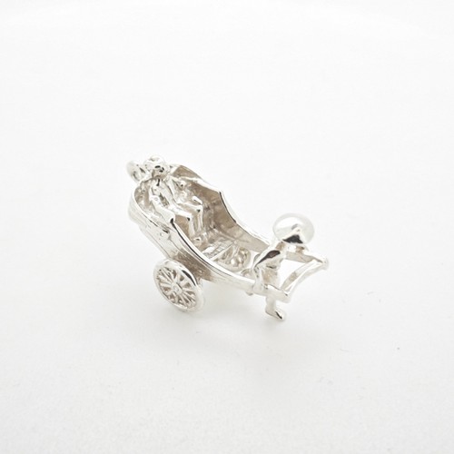 Sterling silver rickshaw - sterling,