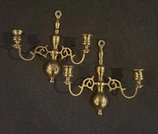 VINTAGE Brass Wall Sconce