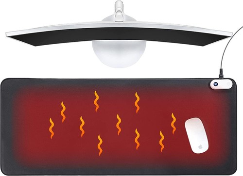 Large heated mouse pad - heated,