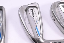 Left Hand Ping i-Series E1 Irons / 5-PW / White Dot / Stiff Flex Project X