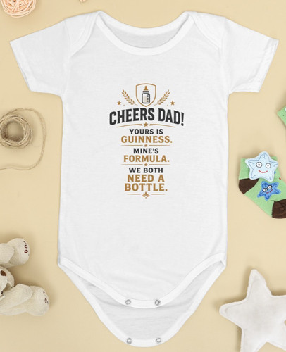 Funny baby grow cheers - grow,