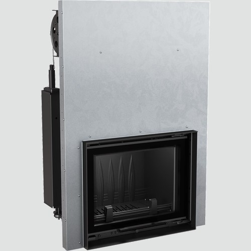 Cast iron fireplace - ,